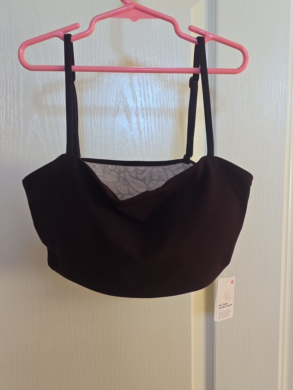 Lululemon NULU PAISLEY Lace-back Yoga Bra